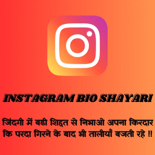 Best Bio for Instagram Shayari Page in Hindi