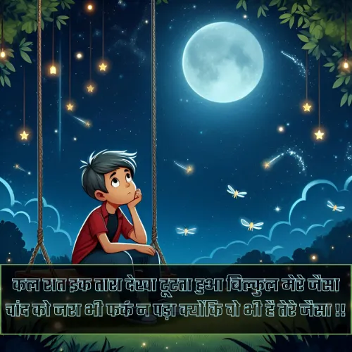 Chand Par Shayari