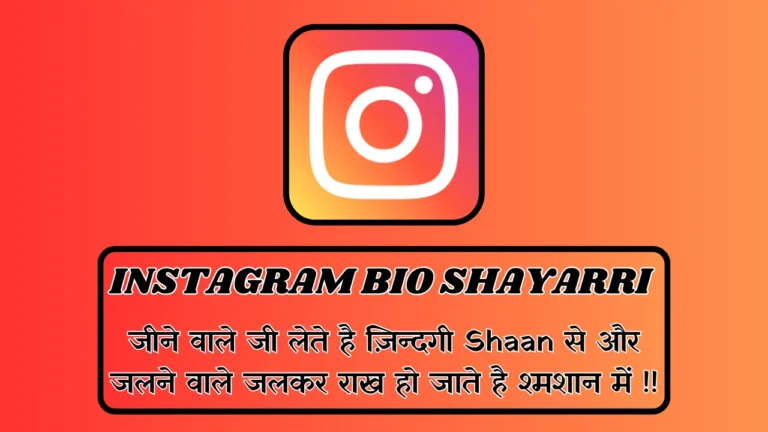 Instagram Bio Shayari