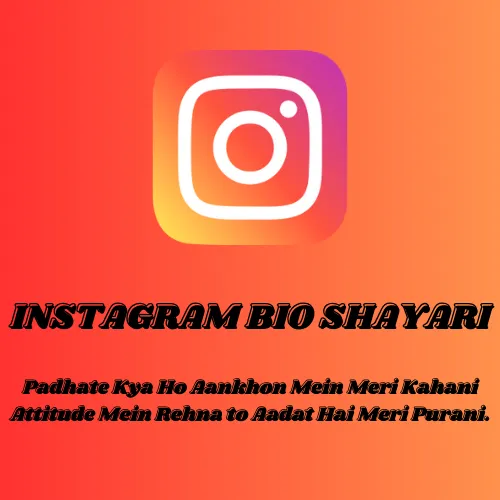 Instagram Bio Shayari English