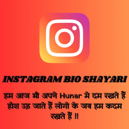 Instagram Shayari Bio