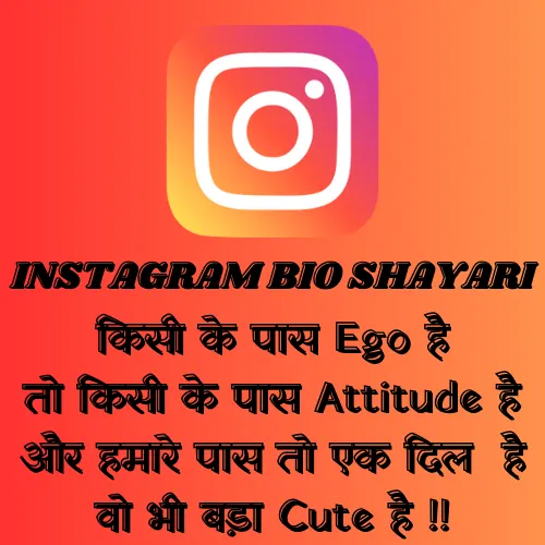 Instagram Shayari Bio